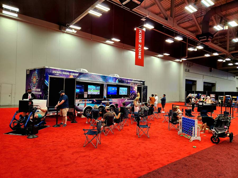 Indoor virtual reality video game party event in Metro Austin, Texas
